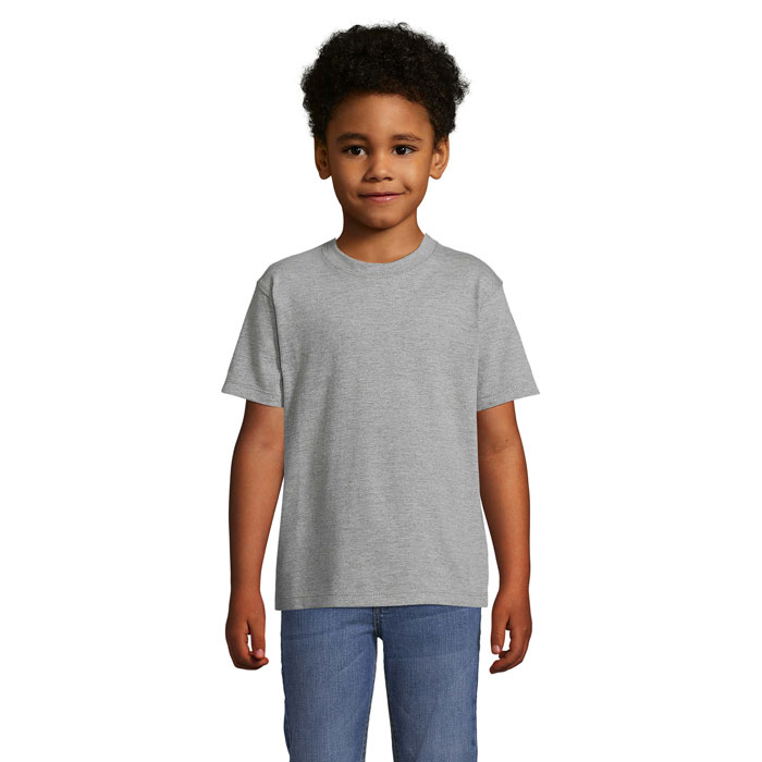 Tshirt enfant publicitaire coton 190g - IMPERIAL Gris chiné